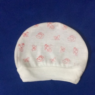 Combo 3 Mũ cotton sơ sinh mỏng, mũ chụp/mũ dây