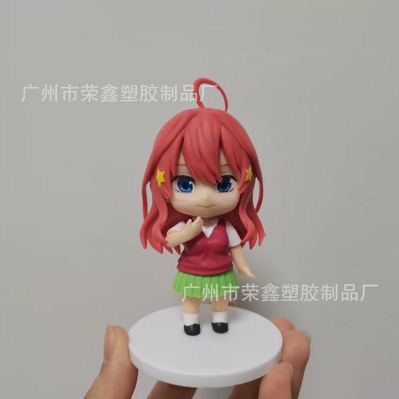 Mô hình chibi Nhà có 5 nàng dâu, mô hình Ichika,Nino,Yotsuba,Isutki,Miku 10 cm