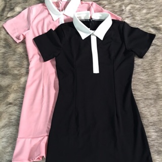 Đầm body đuôi cá sơ mi