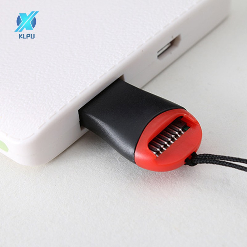 COD# Mini Micro USB 2.0 SD T-Flash TF Memory Card Reader Whistle #VN