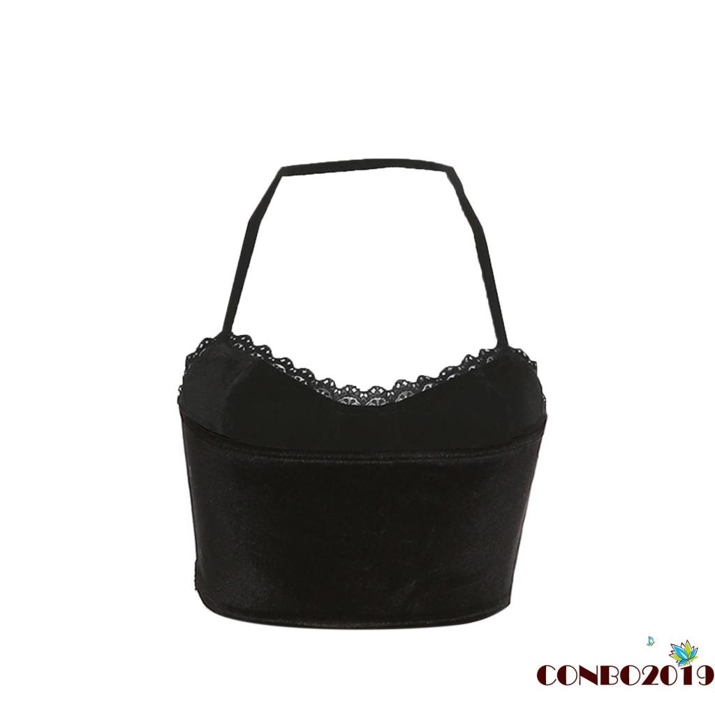 Áo Lửng Hai Dây Cổ Yếm Hở Lưng Ôm Dáng Thời Trang Mùa Hè Cho Nữ