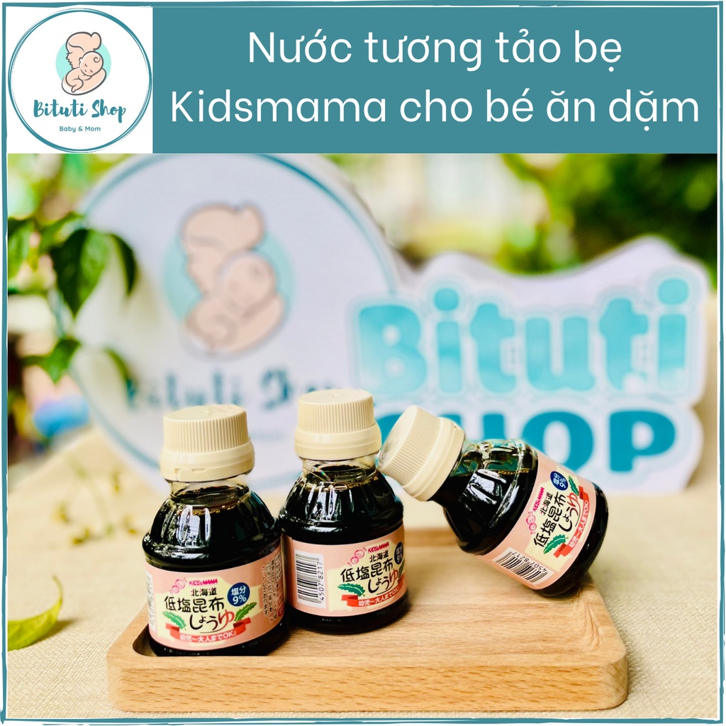 Bituti Shop - Nước tương tảo bẹ Kidsmama 100ml cho bé ăn dặm