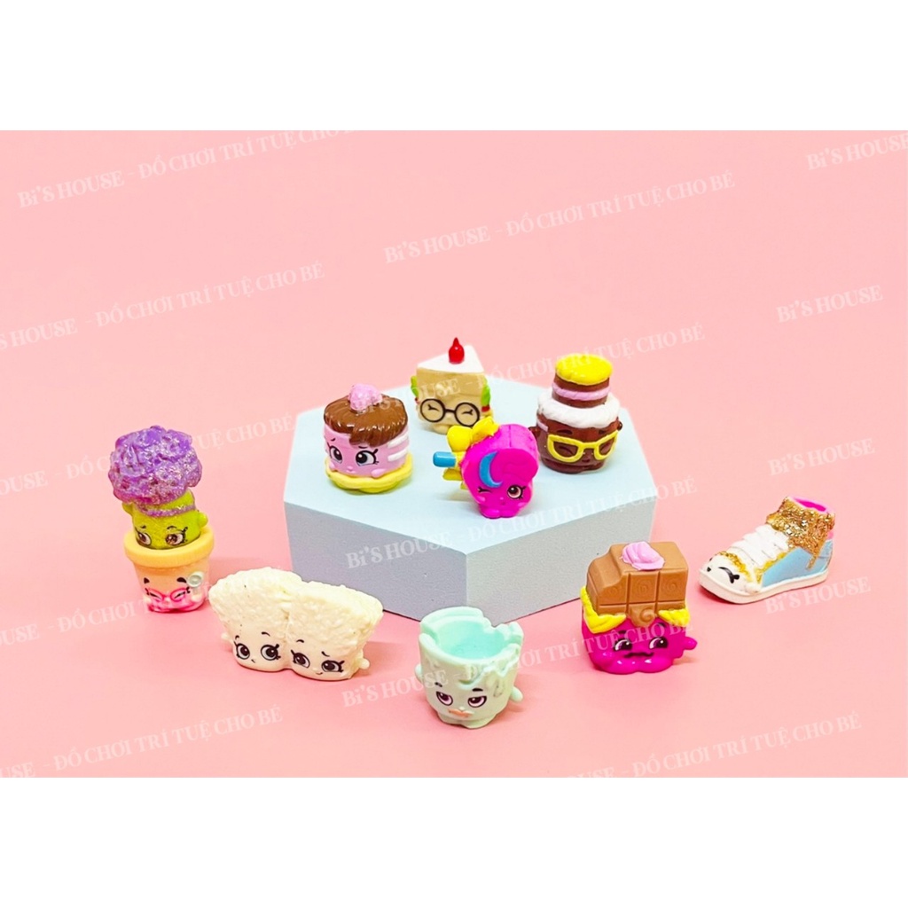 Đồ chơi Shopkins đáng yêu, mô phỏng đồ ăn vật dụng gia đình