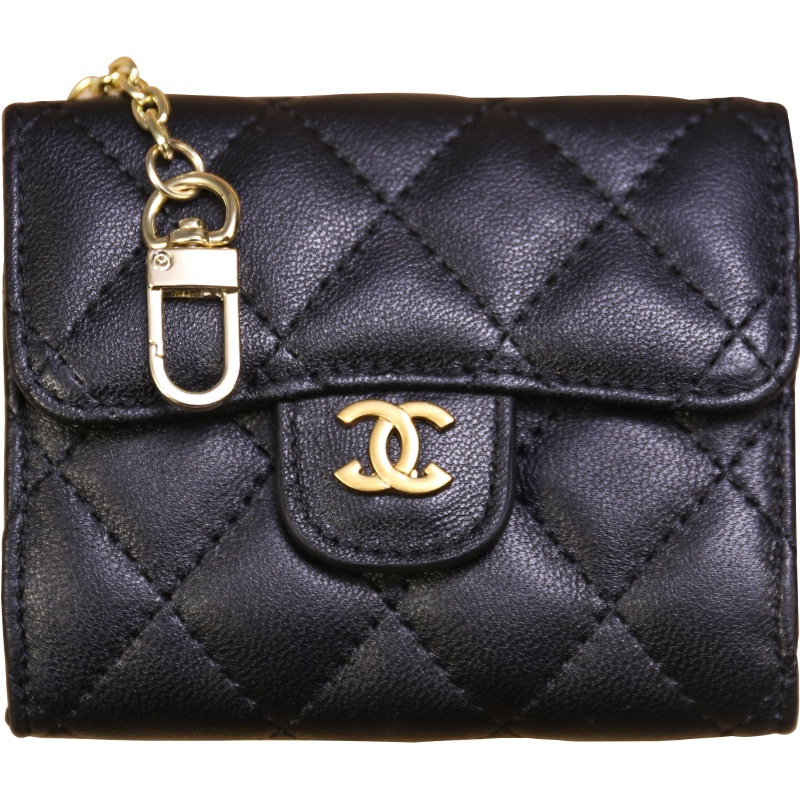 Ví Ngắn Đựng Tiền Xu Bằng Da Bò Hình Thoi Cho Nữ