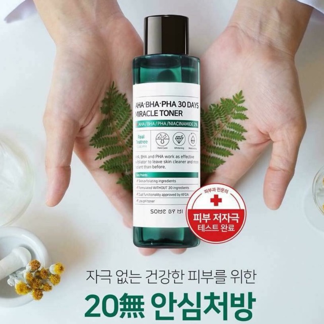 Toner ngăn ngừa mụn AHA Alpha hydroxy acids