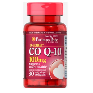 Viên uống hỗ trợ tim mạch, giảm cholesterol Puritan's Pride Q-Sorb Co Q-10 100mg 30 viên