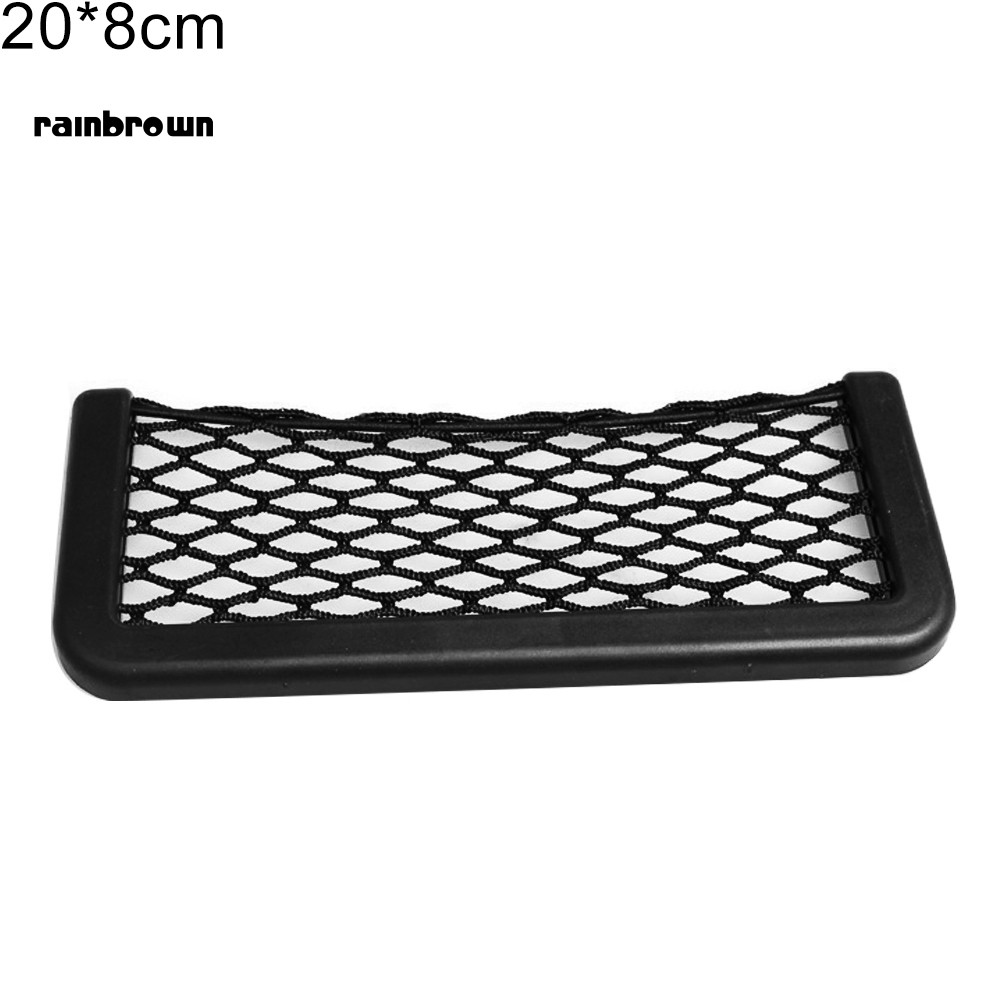 Túi lưới đựng điện thoại gắn xe hơi tiện lợi tùy chọn kích thước