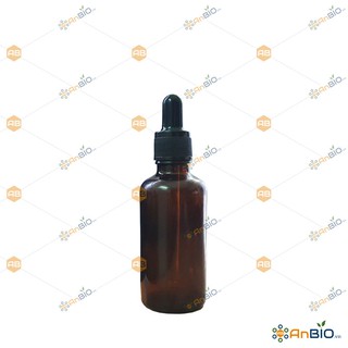 LỌ THỦY TINH NẮP PIPET ( NÂU ) ĐỰNG PHÂN THUỐC 50ml - C4.1029