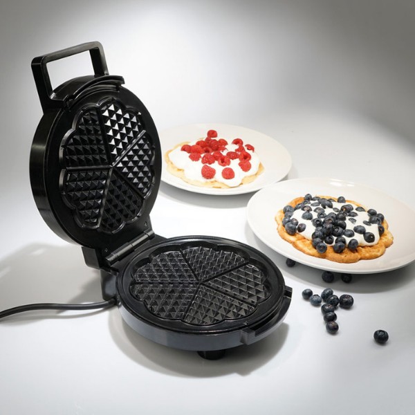 [BH 1 năm] Máy nướng bánh Waffle Tiross TS1384 công suất 1000W bánh nhanh chín tiết kiệm thời gian - Hàng Chính Hãng