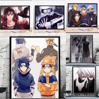 Tranh Sơn Dầu Số Hoá Tự Tô Hình Naruto