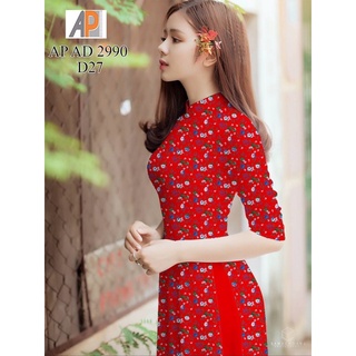 Vải áo dài hoa nhí