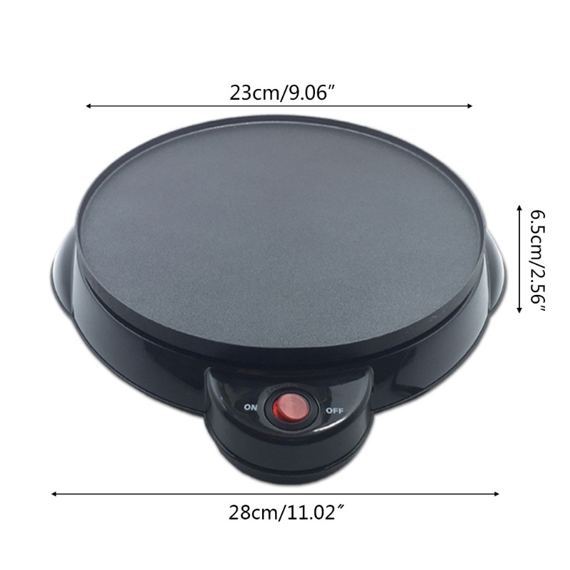 Chảo Làm Bánh Crepe Bằng Điện Chống Dính Kích Thước Nhỏ Gọn