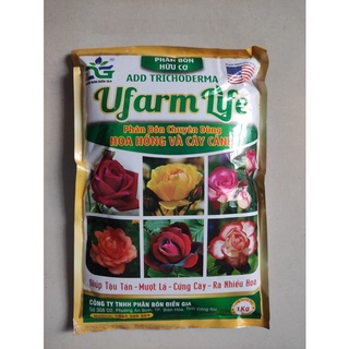 Phân bón Trichoderma Ufarm Life 1kg chuyên dùng cho hoa hồng, cây cảnh