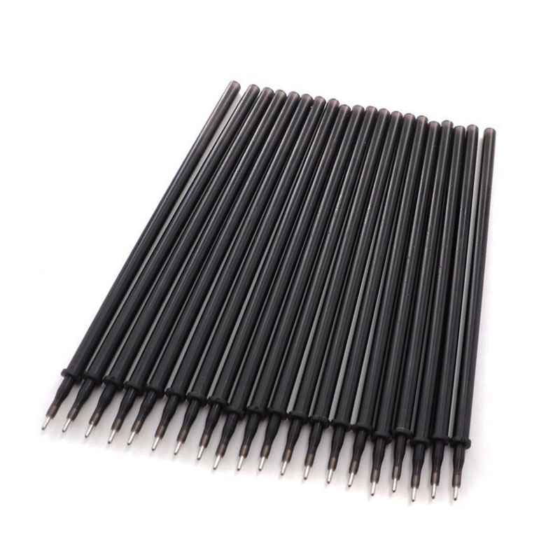 Bộ 10 ruột bút gel màu xanh dương và đen thay thế
