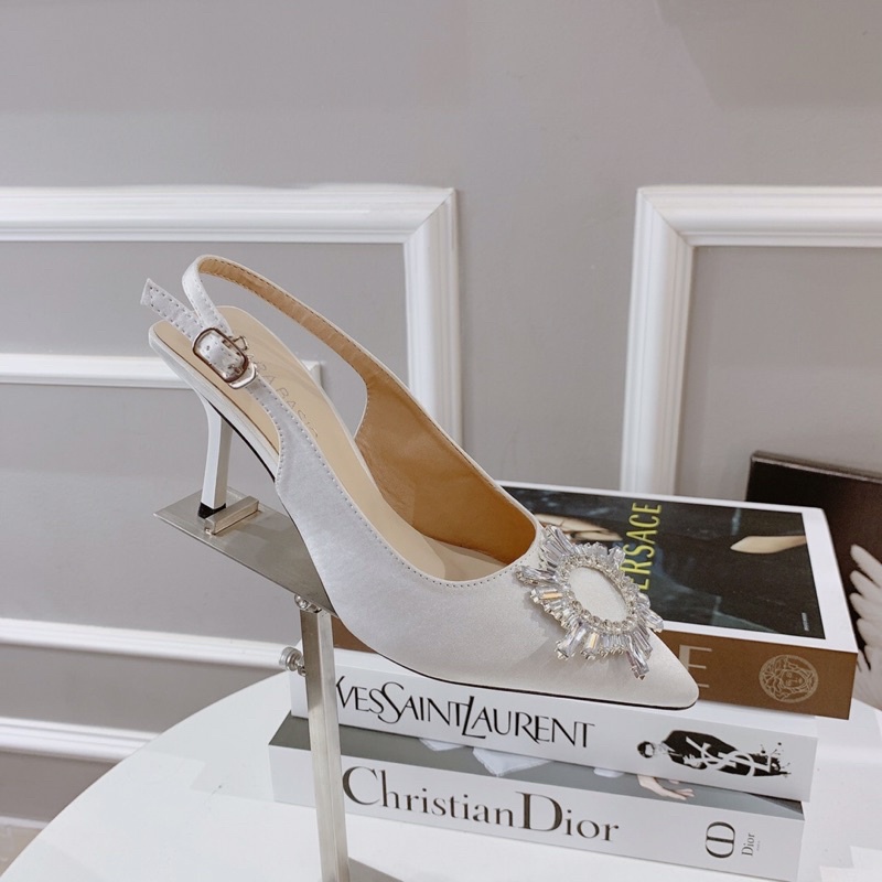 ❄️ Sangdal bít mũi khóa mặt trời gót nhọn 9cm