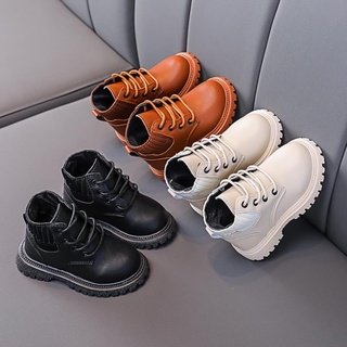 Bốt cho bé gái giày cao cổ cho bé trai bé gái boot trẻ em cổ chun len da mềm đẹp thời trang đi học cho bé 2 đến 5 tuổi