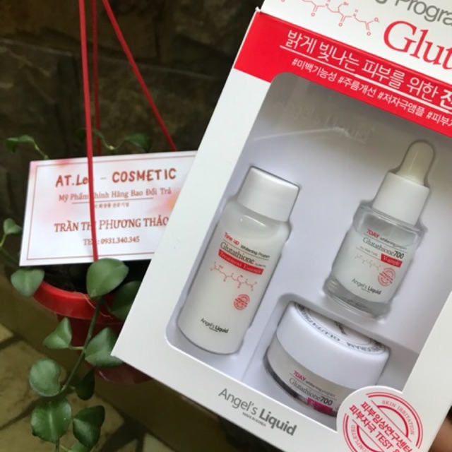 Set glutathione 700 Dưỡng trắng da