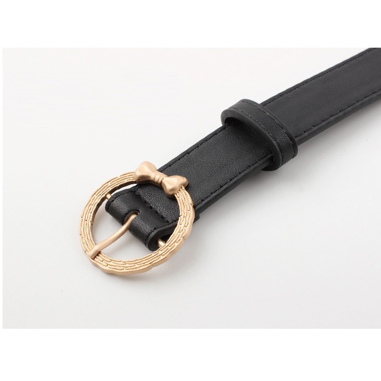 Thắt lưng nữ 3cm tròn nơ