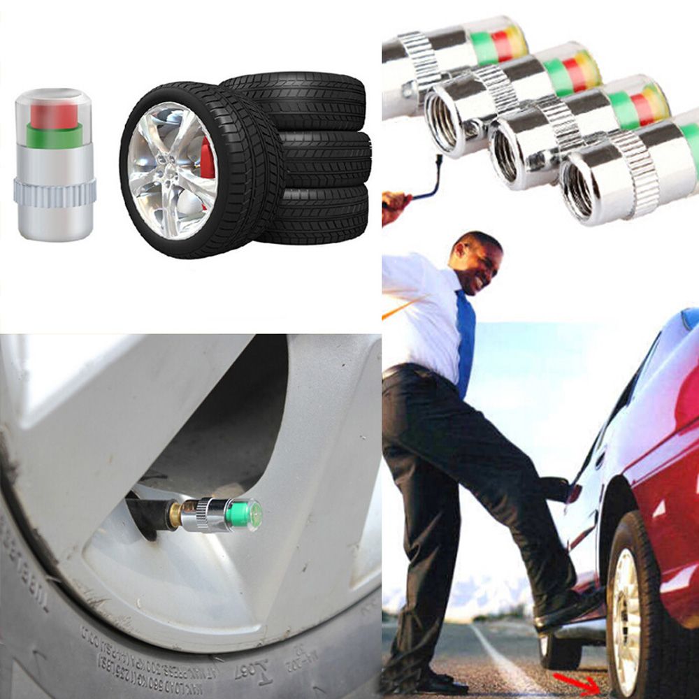 4 Nắp Van Cảm Biến Áp Suất Lốp Xe Hơi