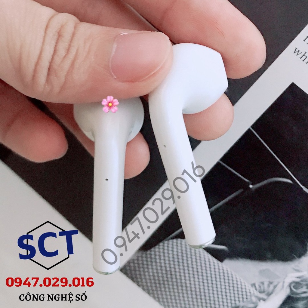 Tai nghe Bluetooth i12  5.0 ko dây cho táo và kèm Hộp sạc