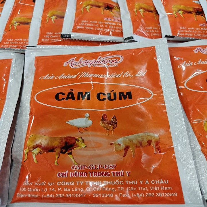 [Chăm Sóc Gà Chọi] thuốc gà - cảm cúm - 1 gói  100 gram