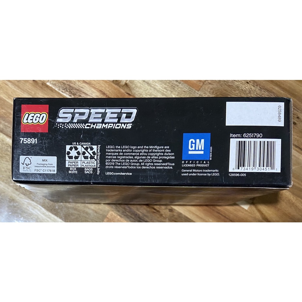 75891 Đồ chơi lắp ráp Iego Speed Champions Chevrolet Camaro ZL1 Race Car - Siêu xe