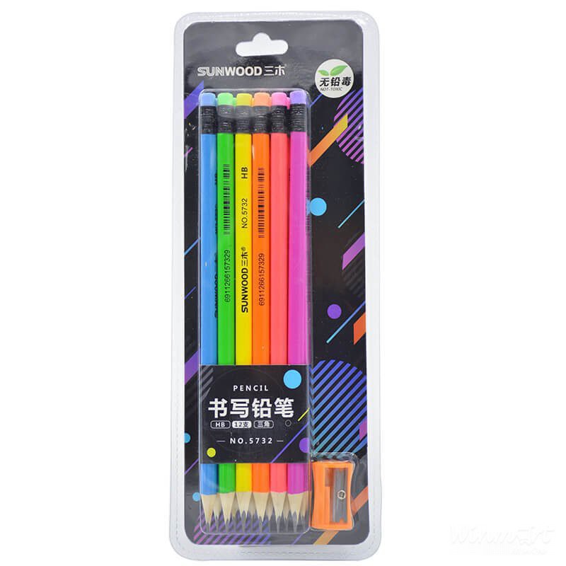 Lon Ống Chì Màu Loại Dài 12 , 24, 36 Màu