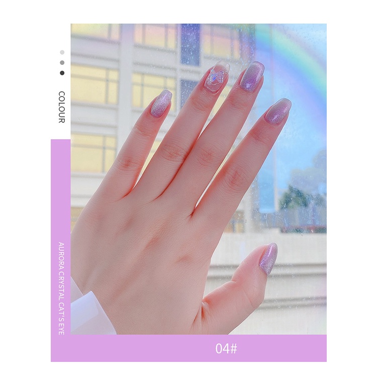 Sơn gel As vỏ đen mắt mèo kim cương ánh trai mã BAM ( cam kết chính hãng - 2000 màu chọn lẻ )
