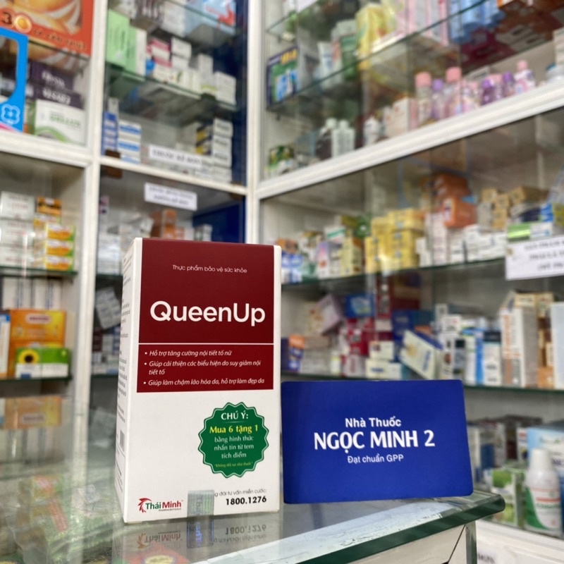 ✅ [Chính Hãng] QueenUp ( hộp 30 viên ) Tăng cường nội tiết tố Nữ , Điều Hoà kinh nguyệt , Hỗ trợ làm đẹp da , collagen