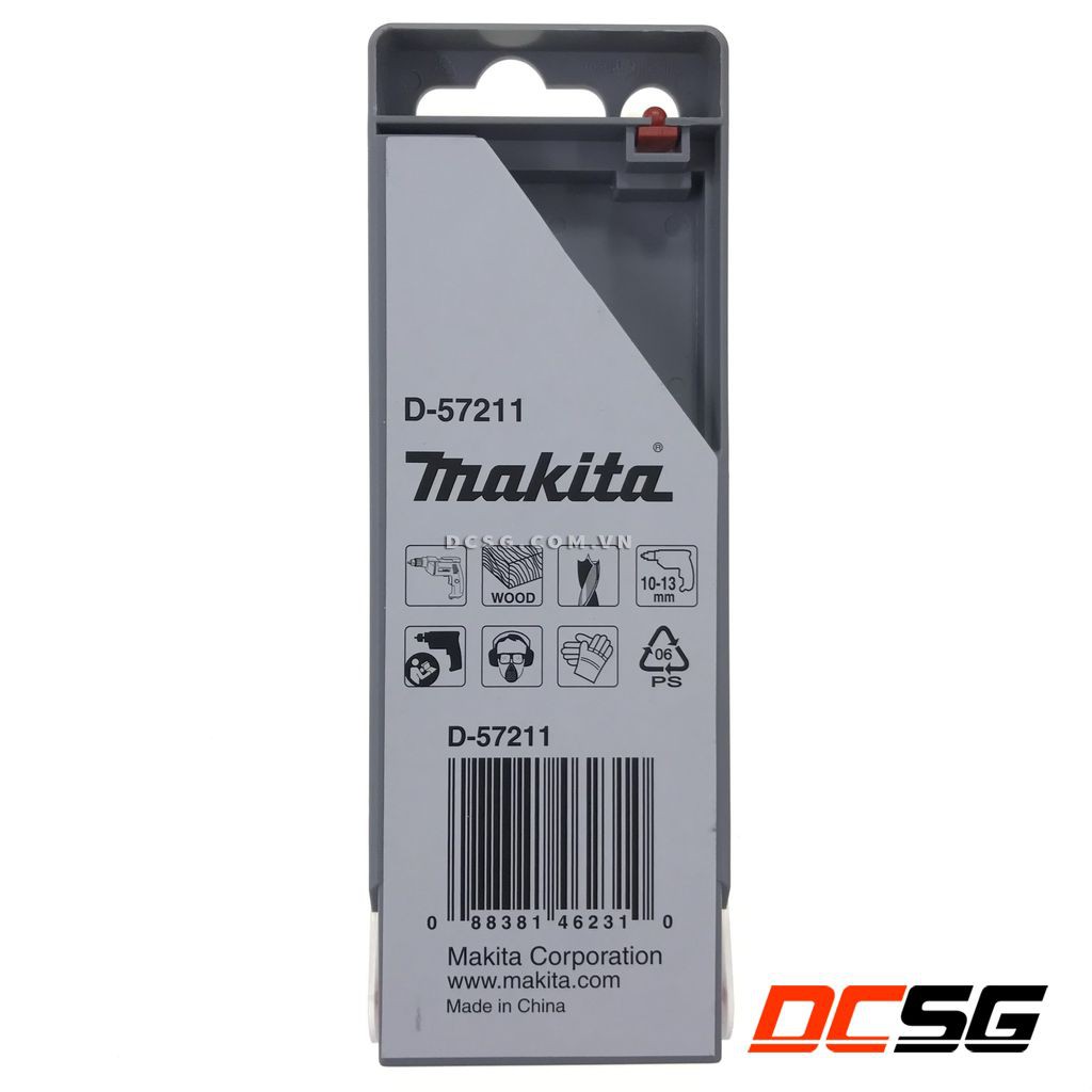 Bộ mũi khoan gỗ chân tròn 05 cái Makita D-57211| DCSG