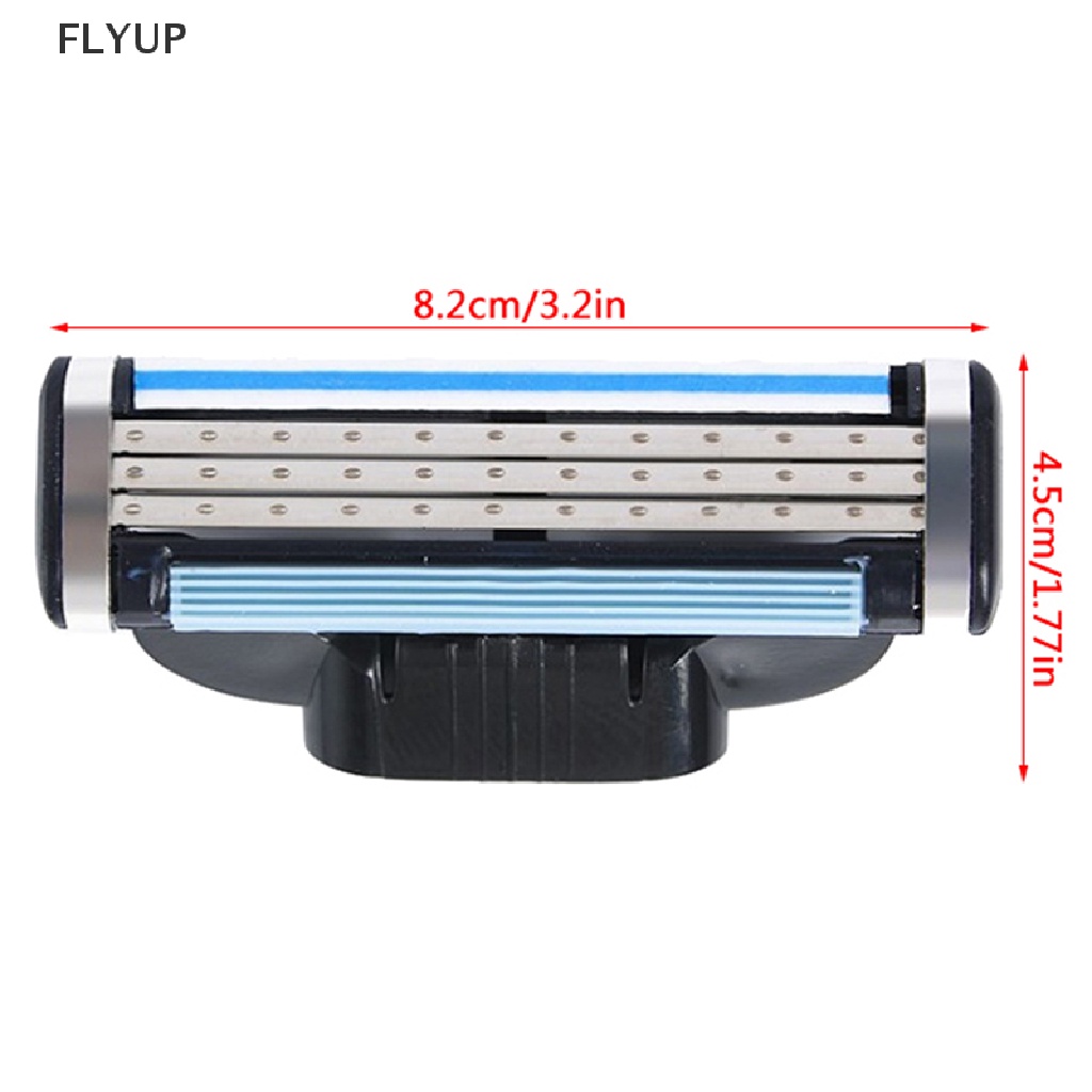 Set 4 Lưỡi Dao Cạo 3 Lớp Thay Thế Chuyên Dụng Cho Gillette Fusion