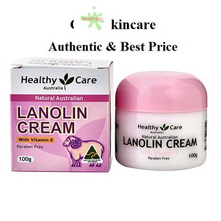Kem cừu Healthy Care Lanolin Cream 100g Úc