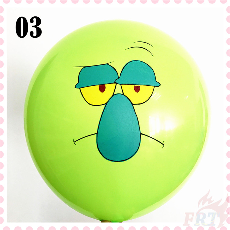 Bong bóng cao su 12 inch SpongeBob SquarePants trang trí tiệc sinh nhật phòng em bé