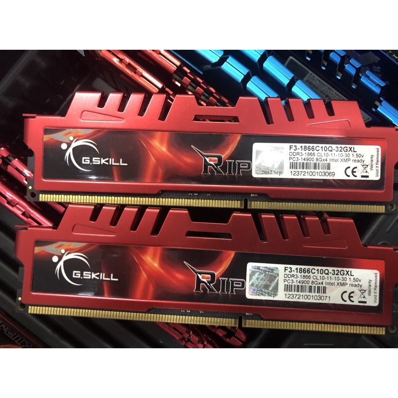 RAM PC MÁY BÀN DDR3 8Gb bus 1866  GSKILL TẢN NHIỆT - hàng tháo máy bảo hành 1 tháng