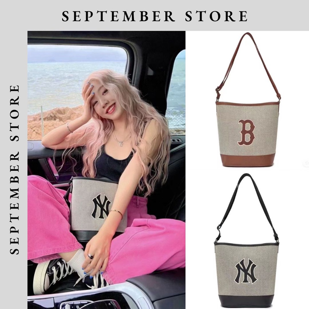 Túi Basic Big Logo Canvas Small Tote Bag Boston Red Sox, mẫu mới 2022