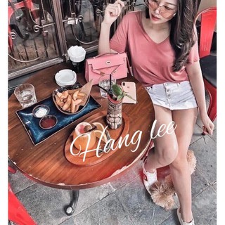 Áo cổ tim sale
