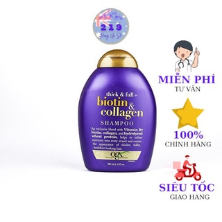 OGX Thick and Full Biotin and Collagen Shampoo - Dầu gội kích thích mọc tóc