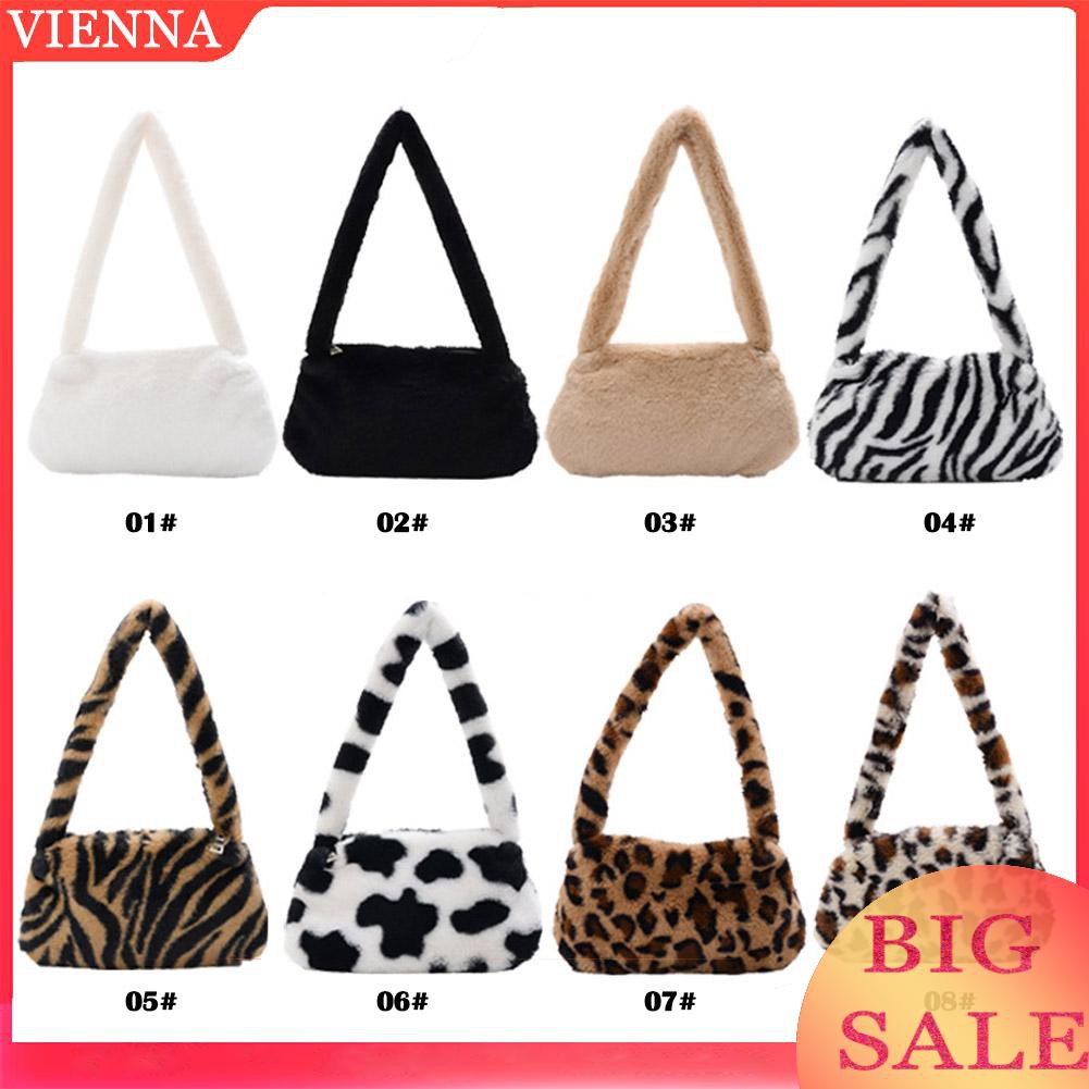 Túi đeo vai họa tiết da động vật cho nữ