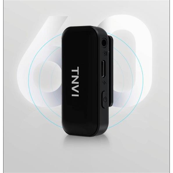 Micro thu âm cài áo không dây TNVI V3 cho 2 người