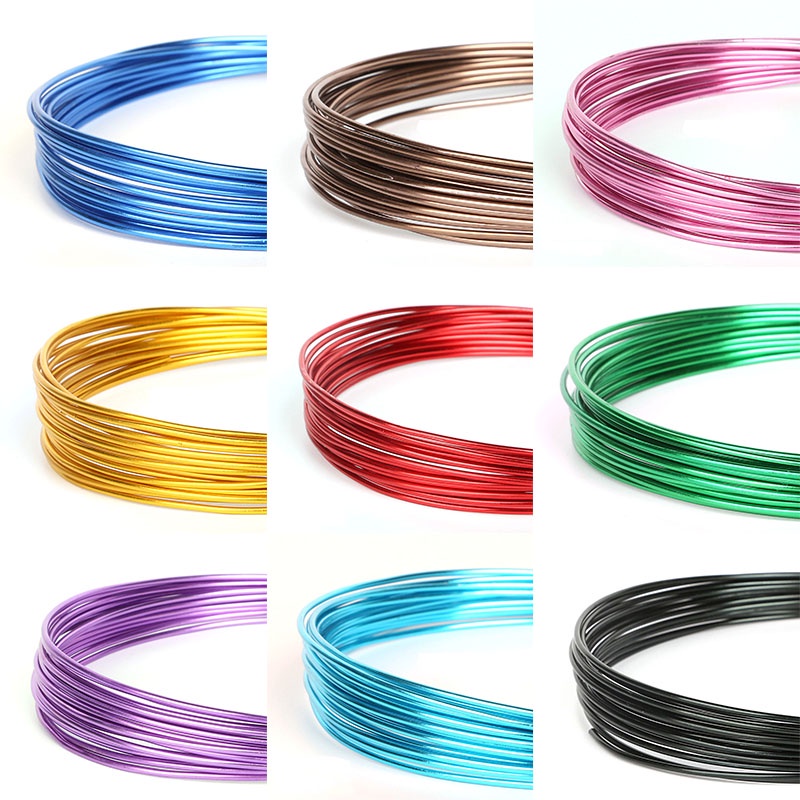 Dây Nhôm Chất Lượng Cao 1/1.5/2/2.5mm 12 Màu