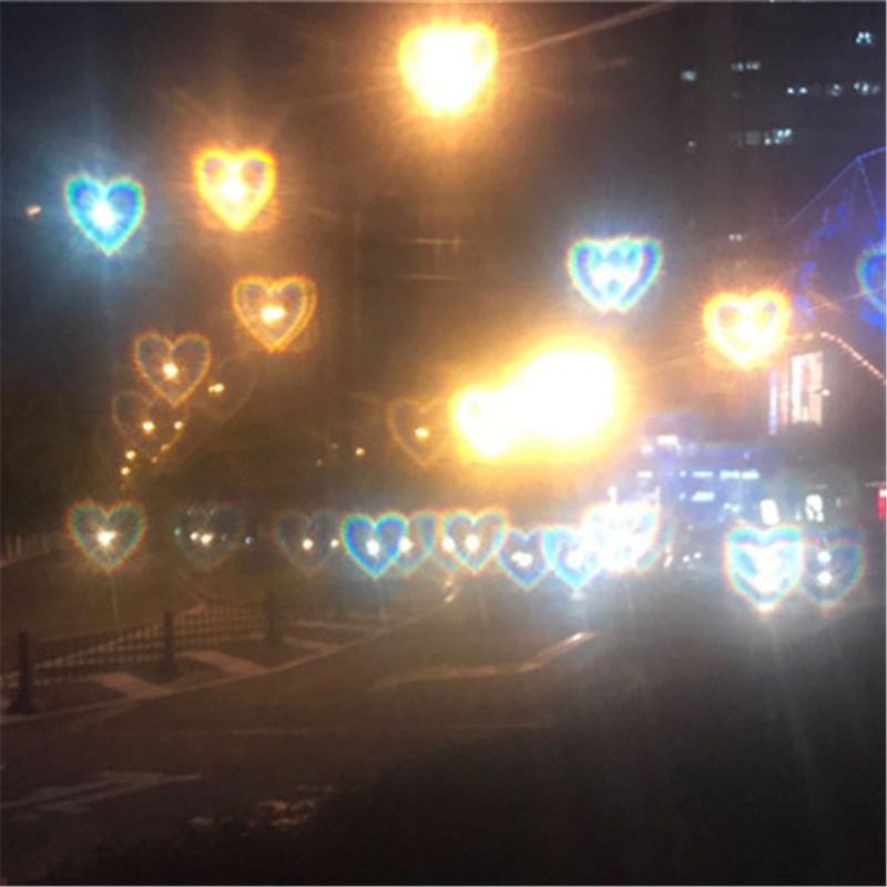 Kính Chống Nắng Hình Trái Tim Có Đèn Led Dùng Hóa Trang Lễ Hội Cho Nữ