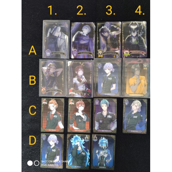 Thẻ bài bo góc chủ đề Disney Twisted Wonderland số 02