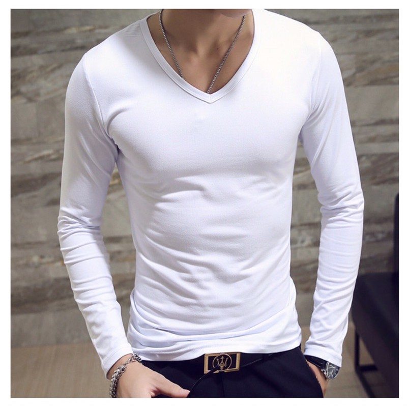 Áo thun dài tay nam - áo  thu đông nam mẫu mới 2020 | BigBuy360 - bigbuy360.vn