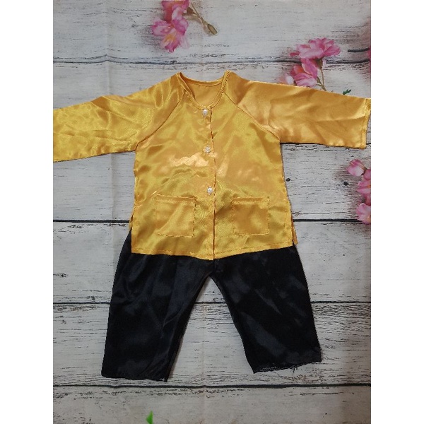 Bộ bà ba quần đen cho bé trai, bé gái 6-35kg