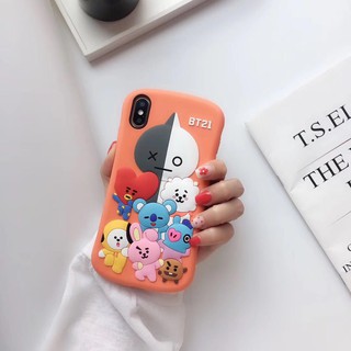Ốp lưng Apple iphone Xr Xs max X Cute Cartoon Soft Silicone (COD)
