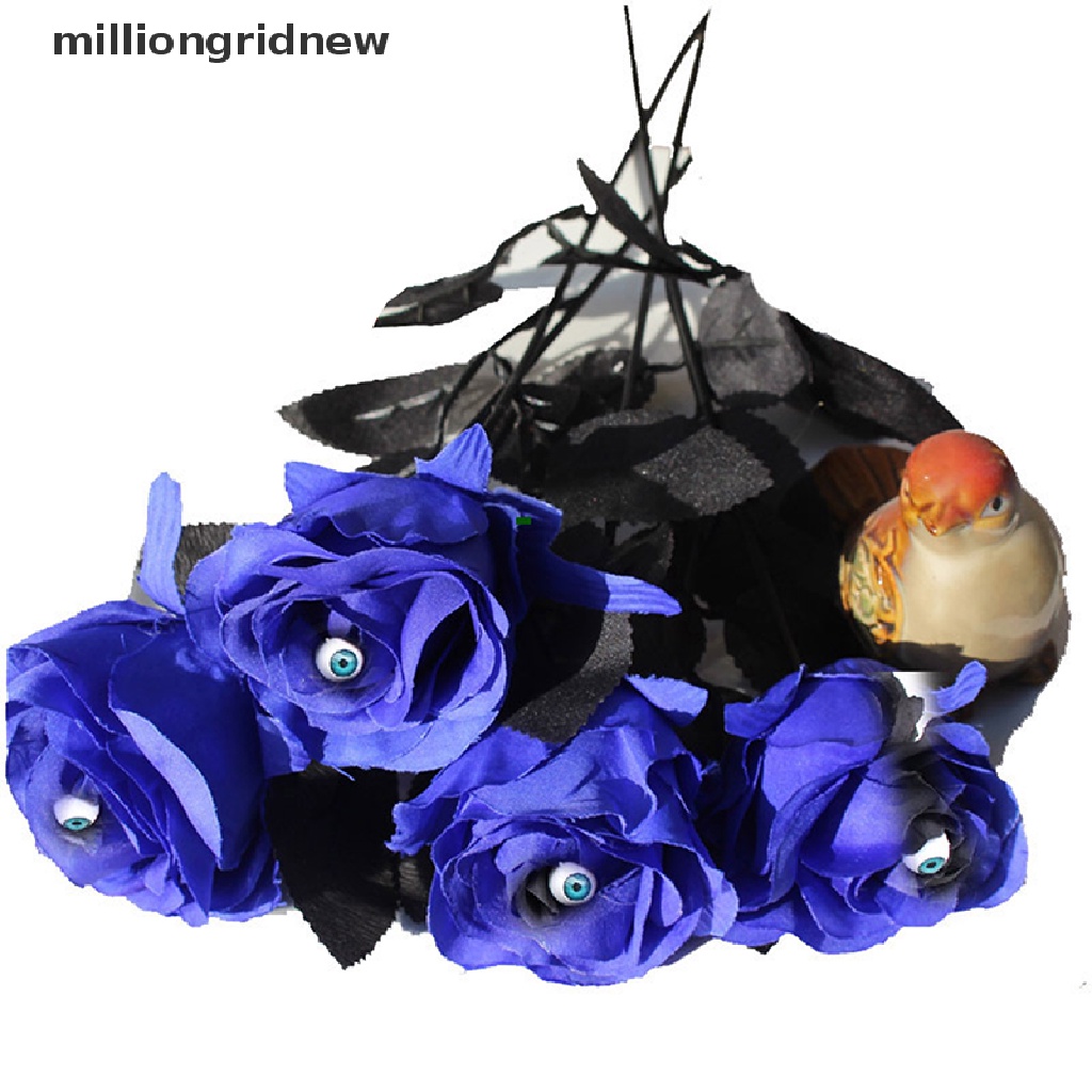 Hoa Hồng Giả Màu Đen Dùng Trang Trí Halloween