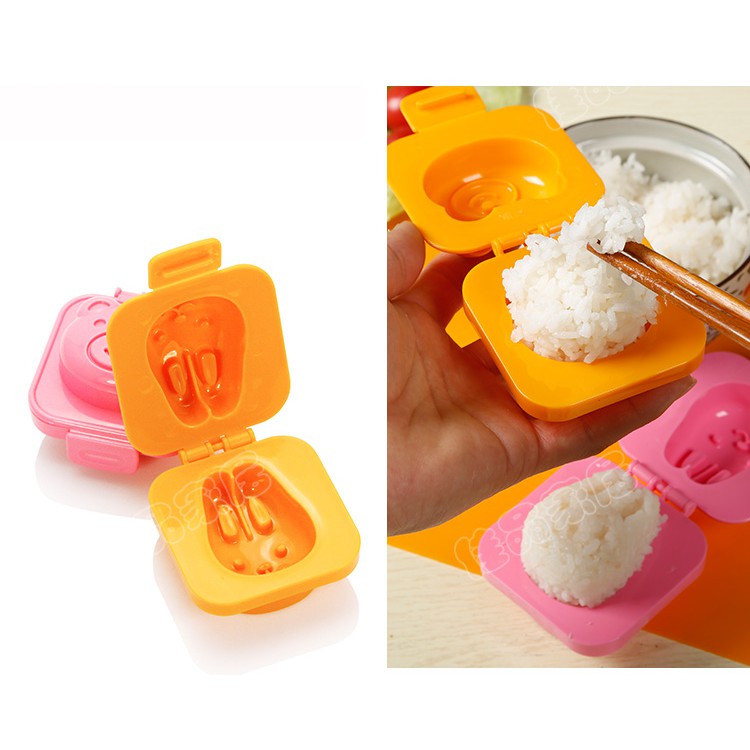 Set 2 Khuôn ép cơm, bánh bento KOKUBO- Hàng Nhật tiện lợi