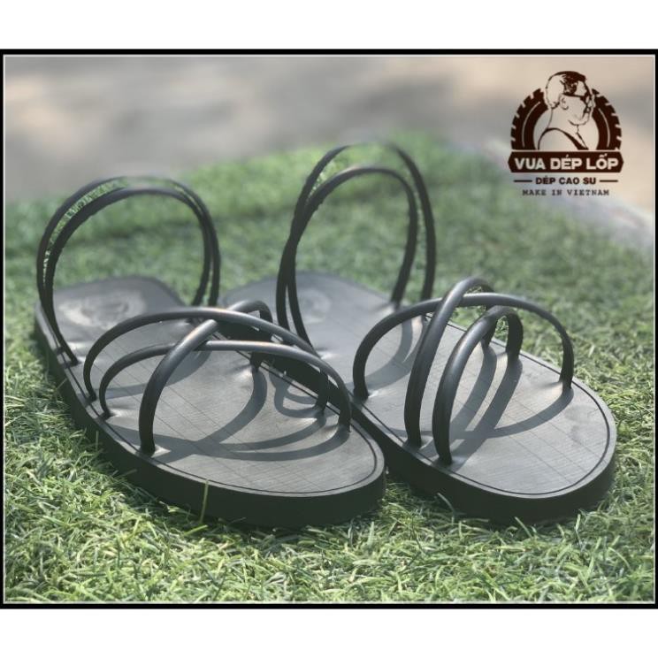 Dép cao su Bác Hồ, bộ đội Trường Sơn, kiểu râu 5 quai giải phóng tăm làm thủ công VUA DÉP LỐP