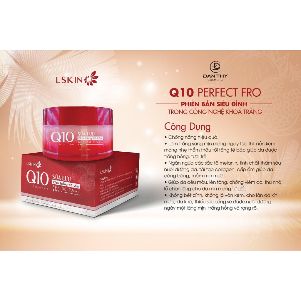 Body Q10 Perfect Pro tái tạo và dưỡng trắng da từ sâu bên trong