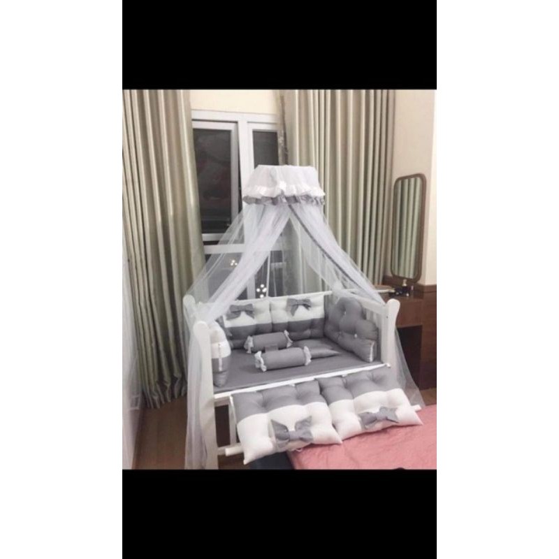 set quây, đệm cho cũi